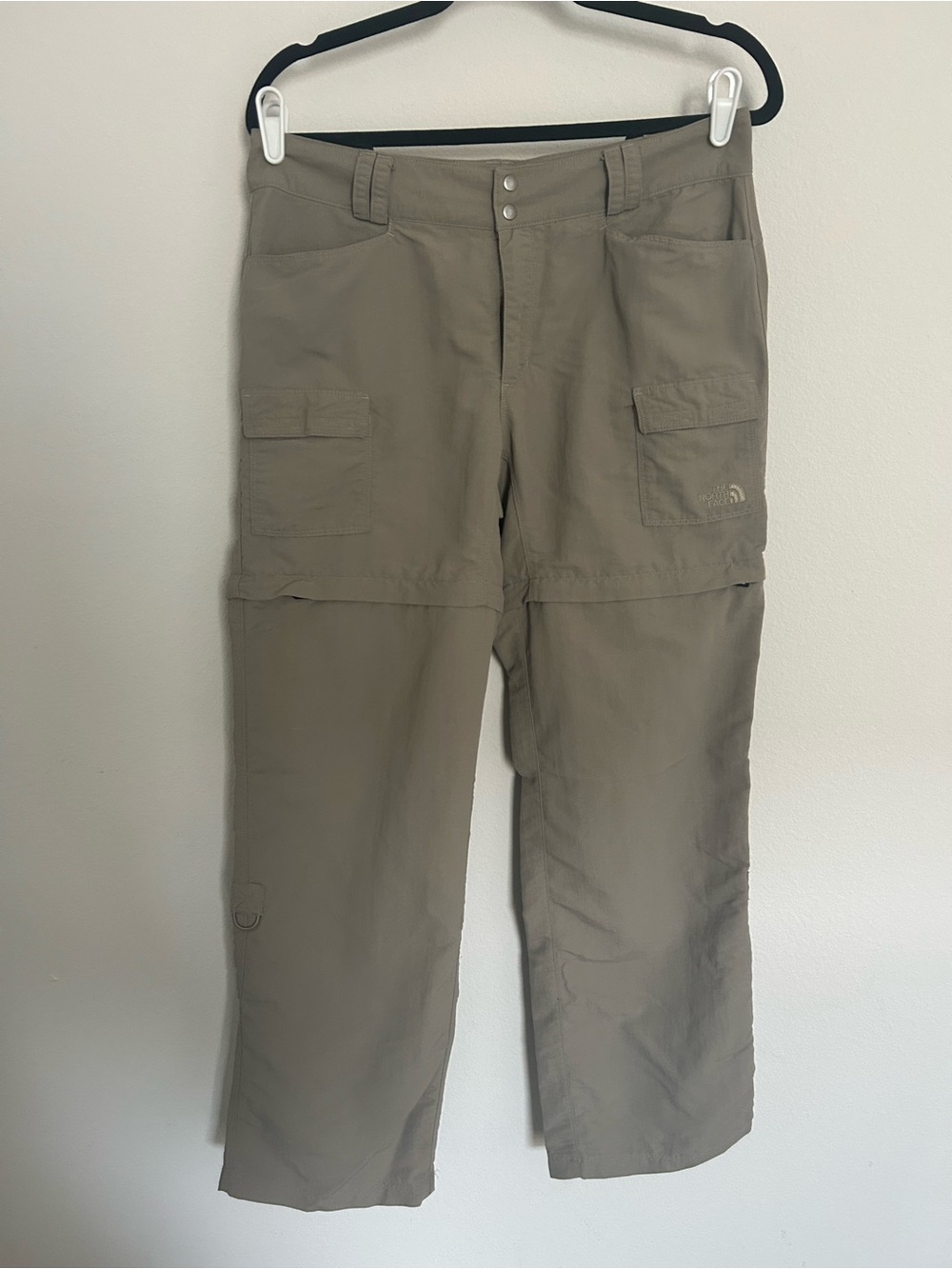 The North Face Women’s Convertible and Cargo Zip-Off Pants - Olive/Taupe